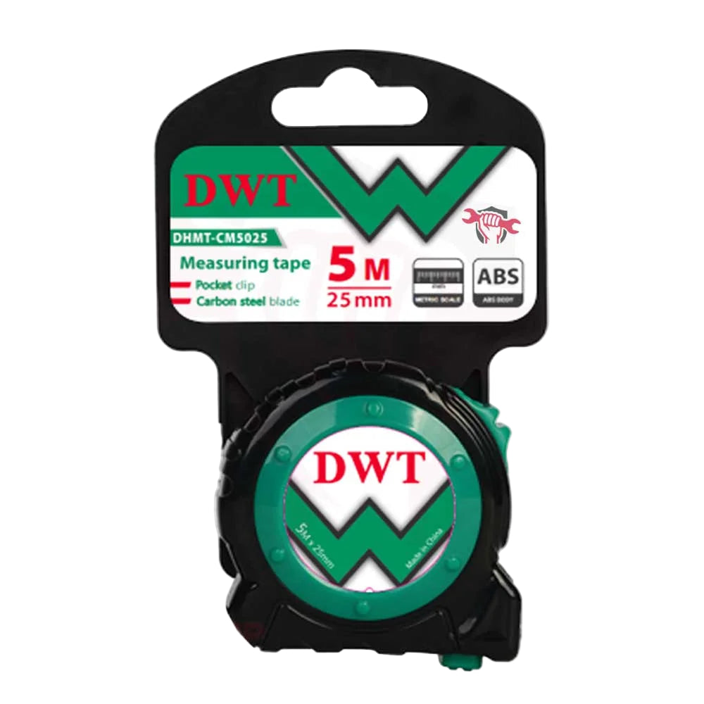 DHMT-CM0525 متر قياس 5 متر 25 مم كاوتش