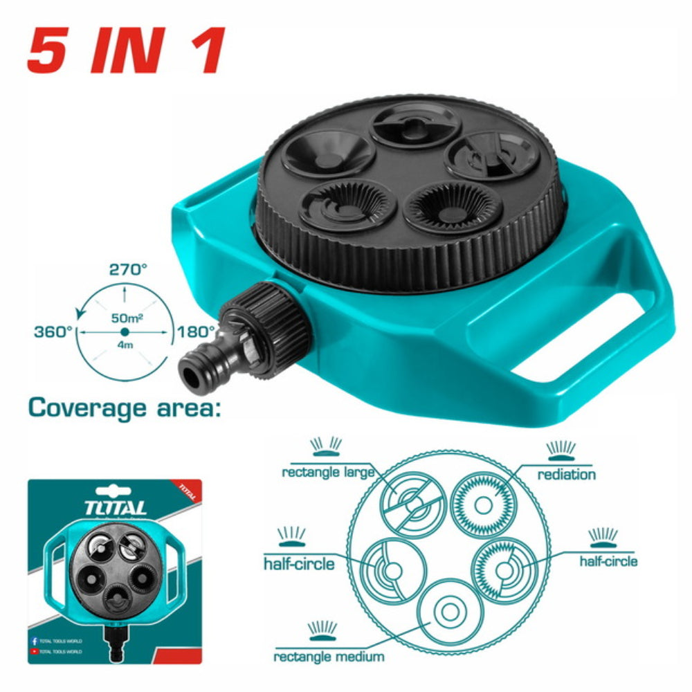 THPS63022_ رشاش مياة مزارع 5مخرج توتال