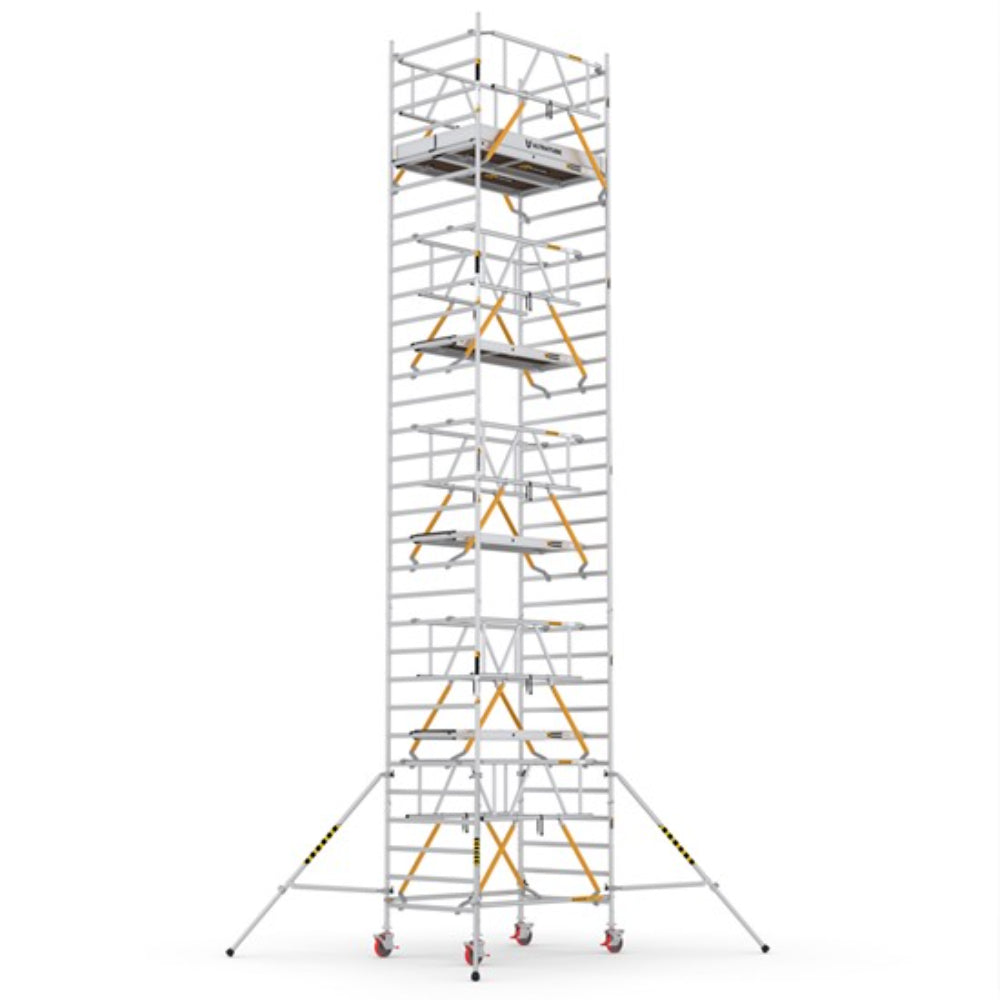ULN810_SD_(180)  UltraTUBE_LN_SD_(180) - PROFESSIONAL ALUMINIUM SCAFFOLDINGS EN 1004 Platform H.   8.10 m.  10.10 m. Working Height   Aluminium Scaffolding