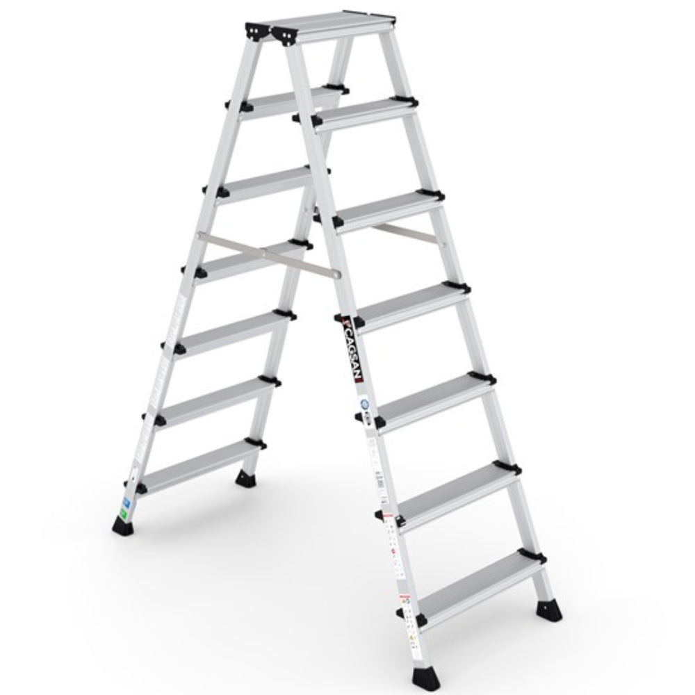 OL7 7 Step Olympos Double Side Stepladder