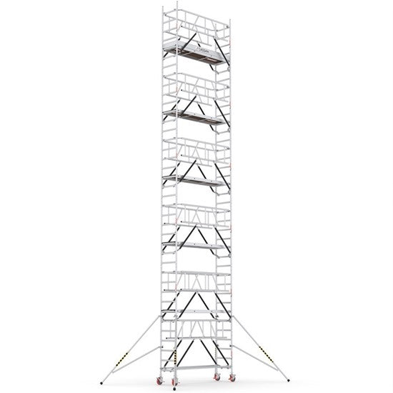 PROTUBE_SN_(240) - PROFESSIONAL ALUMINIUM SCAFFOLDINGS EN 1004  Platform H.  10.7 m.  12.7 m. Working Height  Aluminium Scaffolding