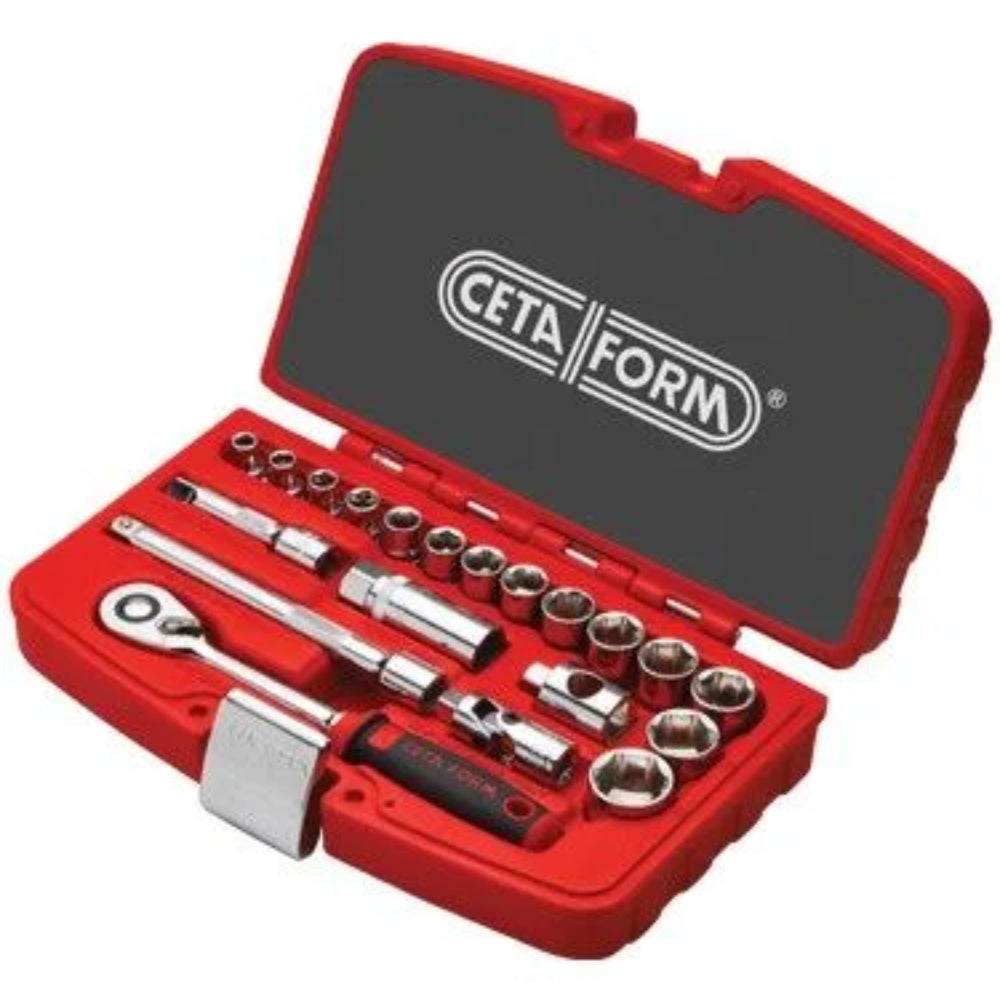 GC00-17PH2 17 Piece 1/4" Drive 1000V 6 Point Socket Set