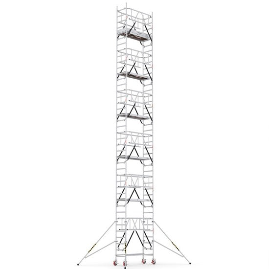 PROTUBE_SN_(180) - PROFESSIONAL ALUMINIUM SCAFFOLDINGS EN 1004  Platform H.  11.6 m.  13.6 m. Working Height  Aluminium Scaffolding