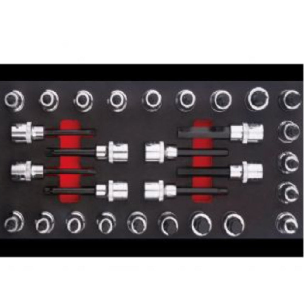 C28S-E29  29 Piece 1/2بوصة  Drive TORX/Hex/XZN Socket Bits Set   in EVA