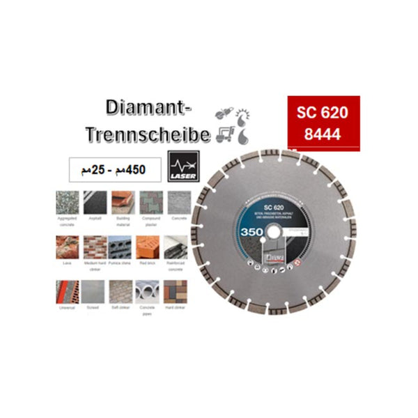 SC-620-8444 صنية الماظ أسفلت ماء 450 - 25 مم خدمه شاقه