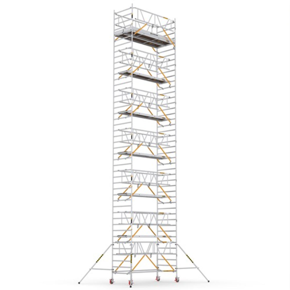 ULN1205_SD_(300) UltraTUBE_LN_SD_(300) - PROFESSIONAL ALUMINIUM SCAFFOLDINGS EN 1004  Platform H.   12.05 m.  14.05 m. Working Height  Aluminium Scaffolding