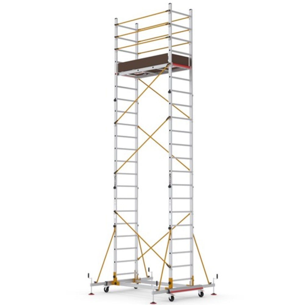 SM640 Platform height 4.9 m, 3x7 Step Modular Aluminium Scaffoldings MODYSAFE MODULAR ALUMINIUM SCAFFOLDINGS