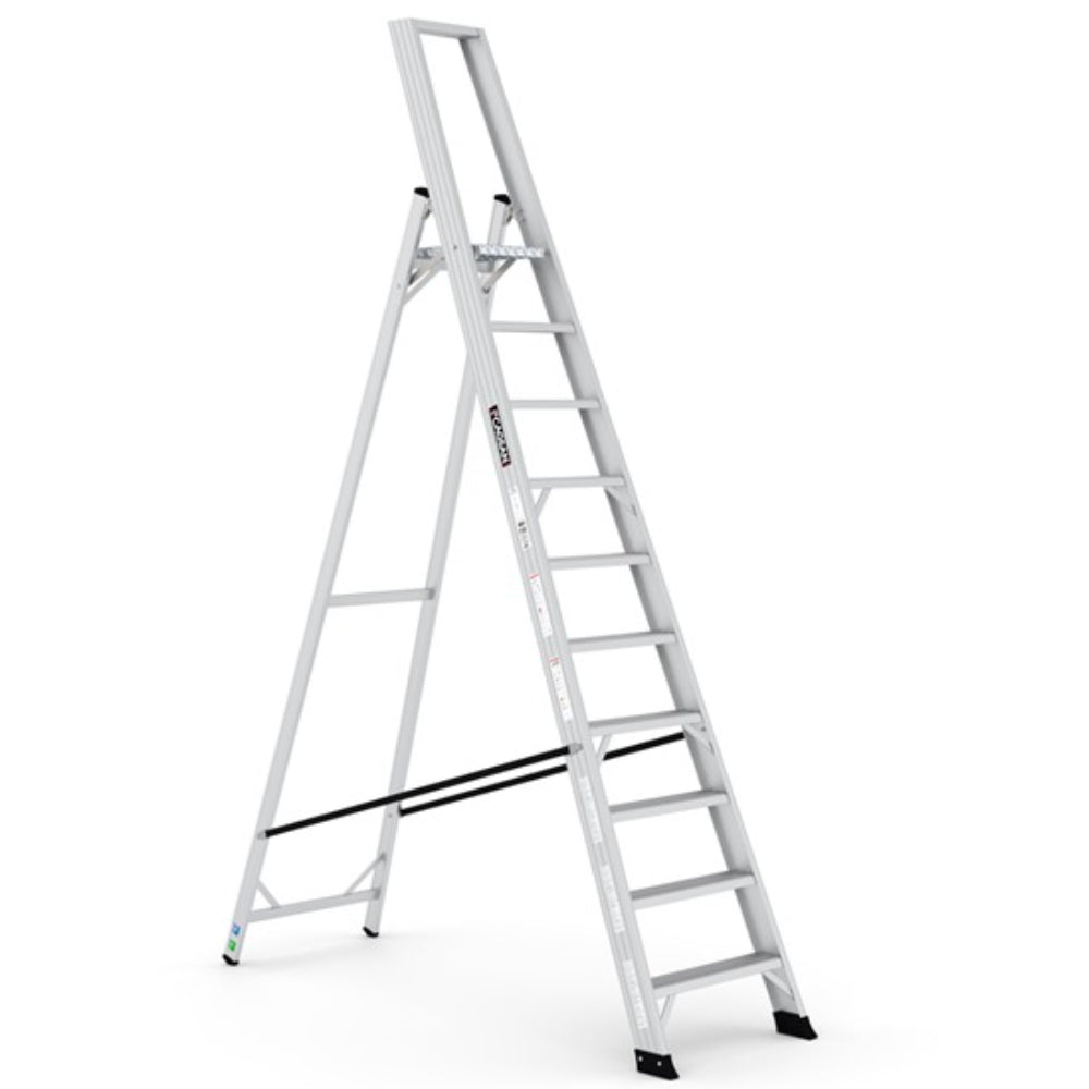 REG9 ALESTA PROFESSIONAL ALUMINIUM STEPLADDERS  STEP   9+1  Alesta Professional Aluminium Stepladder