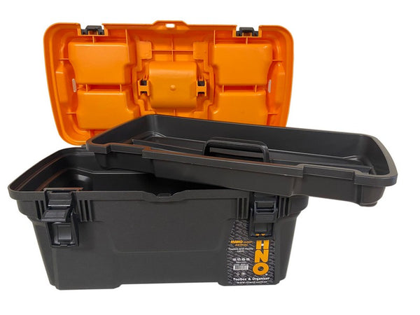 شنطة عدة بلاستيك هيفي ديوتي قفل بلاستيك بحوافظ علوية 19 بوصة مقاس 494×263×250 مم ماركة مانو صناعة تركي