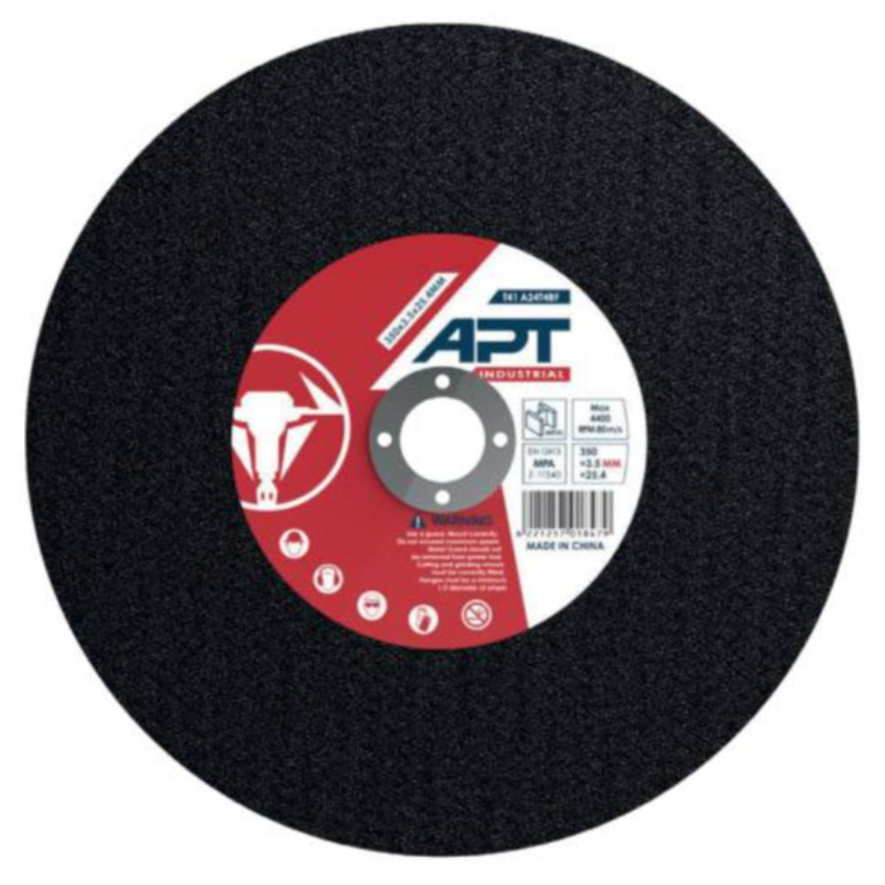 INDUSTRIAL حجارة قطعية حديد 350 × 4.0 × 25.4 مم