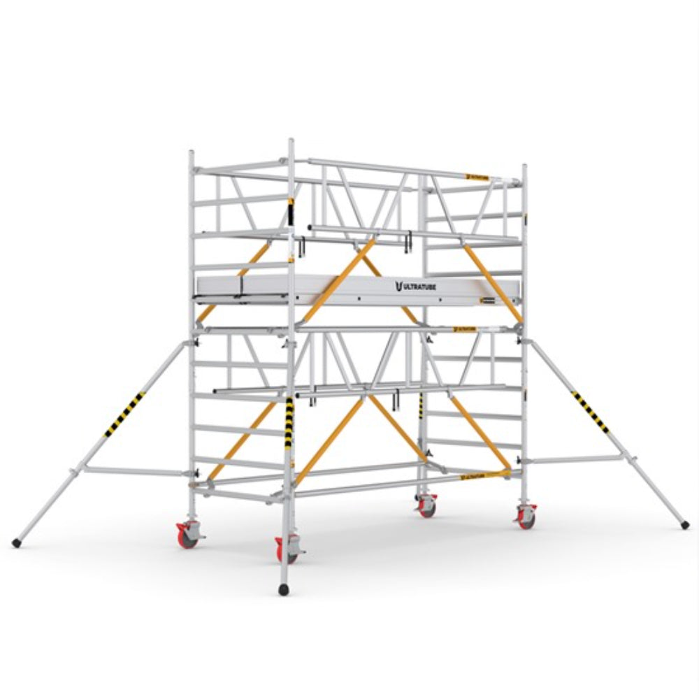 ULN225_SD_(300)  UltraTUBE_LN_SD_(300) - PROFESSIONAL ALUMINIUM SCAFFOLDINGS EN 1004  Platform H.  2.25 m.  4.25 m. Working Height  Aluminium Scaffolding