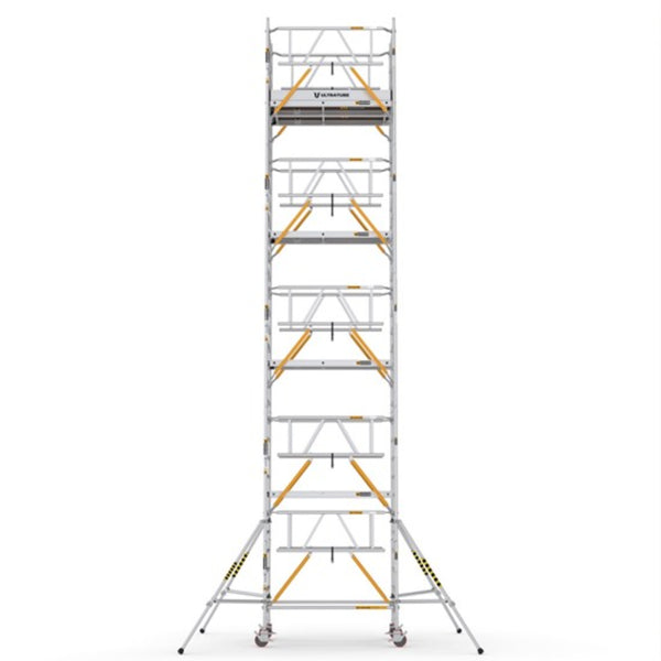 ULN810_SD_(180)  UltraTUBE_LN_SD_(180) - PROFESSIONAL ALUMINIUM SCAFFOLDINGS EN 1004 Platform H.   8.10 m.  10.10 m. Working Height   Aluminium Scaffolding