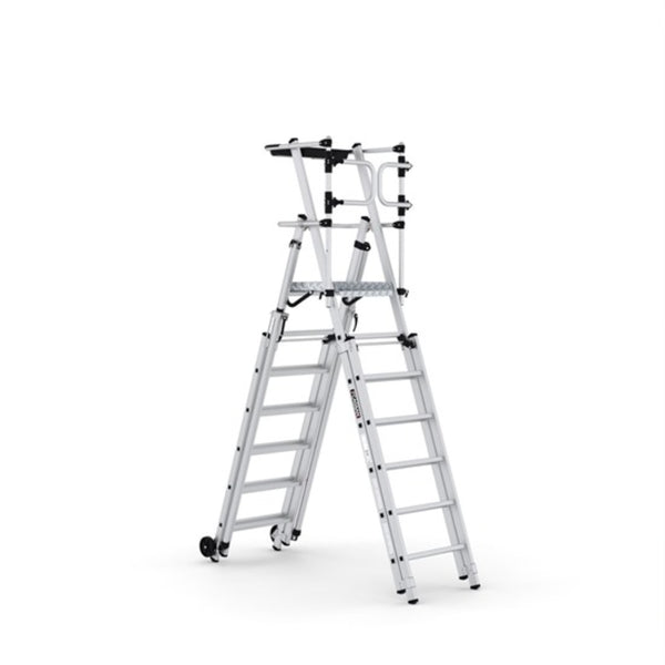 VX7-10 VEROX FOLDABLE TELESCOPIC WORKING PLATFORM  Platform H.    1.83 - 2.62 m.   4.6 m. Verox Foldable Telescopic Working Platform