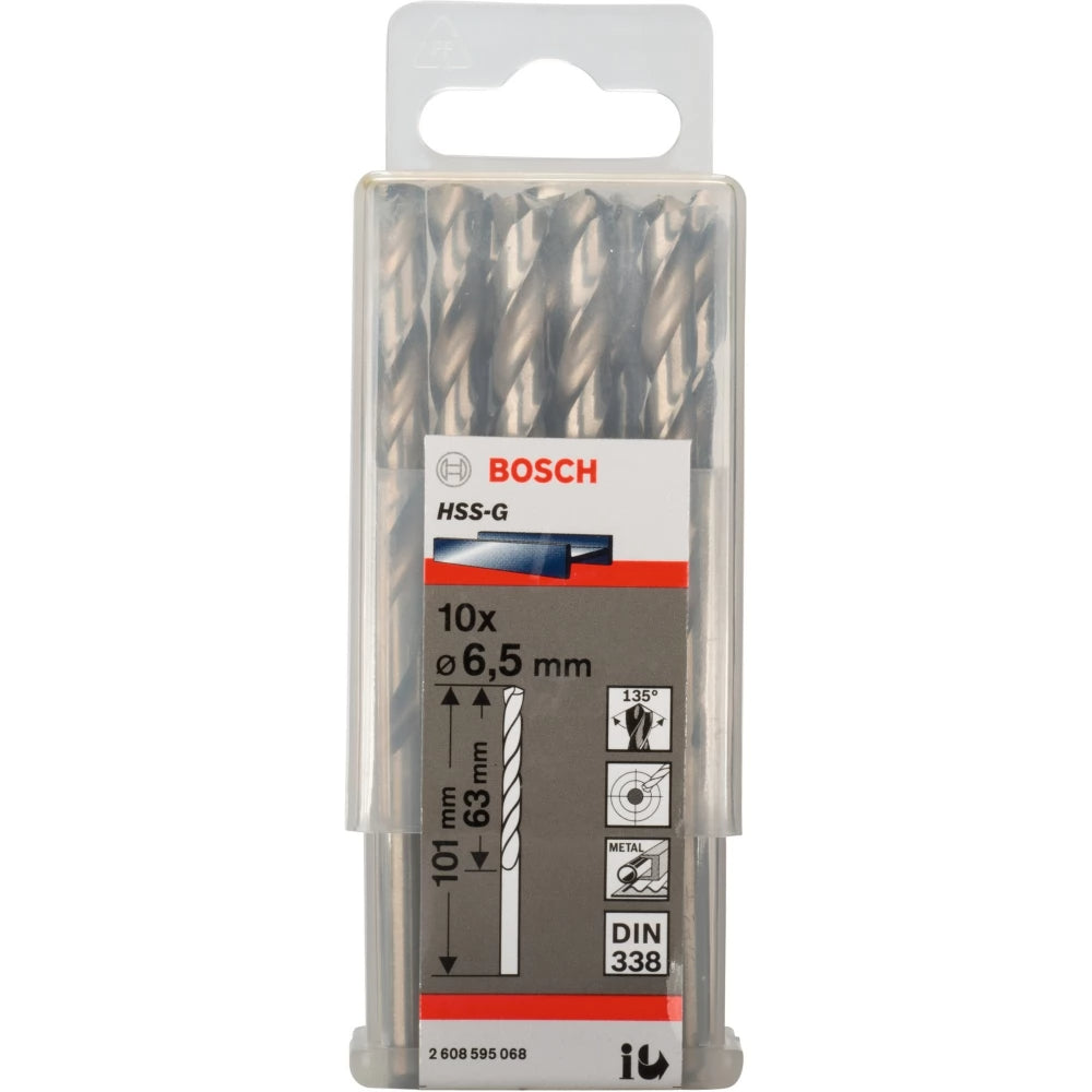 2608595068 علبة بنط حدادى 10 قطع  قطر 6.5 مم