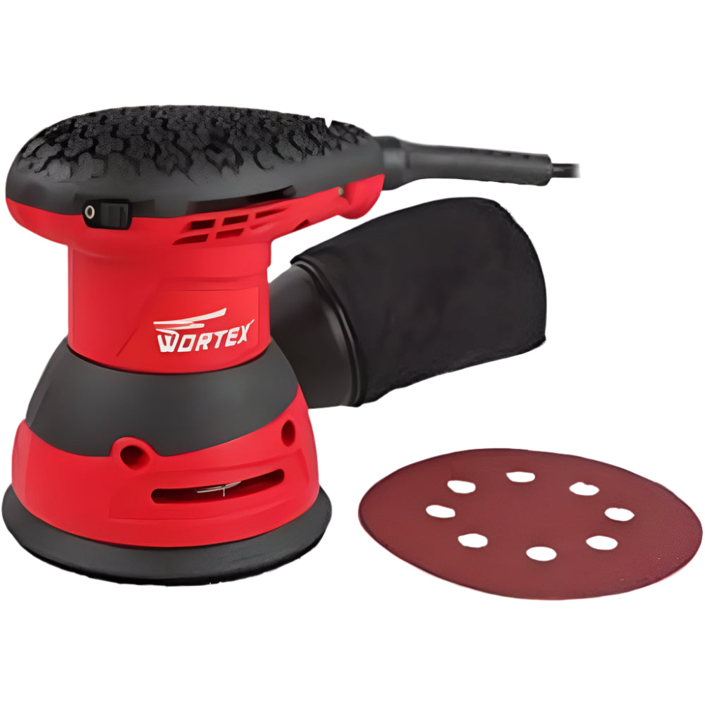 RS1235E0131 صنفرة دائریة 320 وات سرعة الاھتزاز  6000 / 13000 دقیقةا اھتزاز / قطر الصنفرة : 125 مم