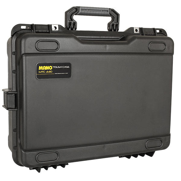 شنطة بلاستيك شديدة التحمل ضد الكسر ضد المياه نظام سامسونايت مزود بادراج تخزين بلاستيك فوق ومقسمات بلاستيك متحرك موديل 330 مقاس 530×400×180 مم ماركة مانو صناعة تركي