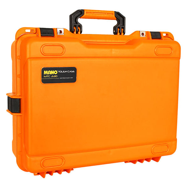 شنطة من البلاستيك القوي شديد التحمل مزودة باسفنج كثافة عالية و مقسمة من الداخل 330 - برتقالي اللون