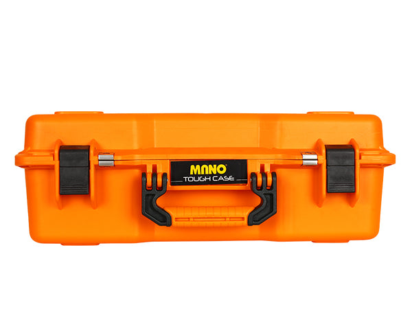 شنطة من البلاستيك القوي شديد التحمل مزودة باسفنج كثافة عالية و مقسمة من الداخل 330 - برتقالي اللون