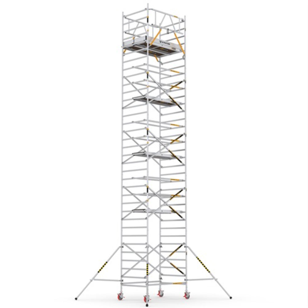 ULN895_SG_(180) UltraTUBE_LN_SG_(180) - PROFESSIONAL ALUMINIUM SCAFFOLDINGS EN 1004 Platform H.   8.95 m.  10.95 m. Working Height  Aluminium Scaffolding