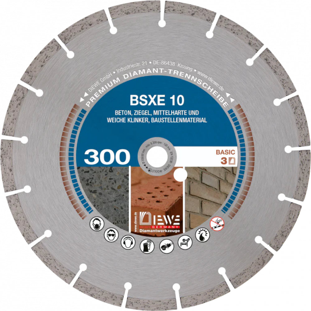 BSXE 35253 صنية الماظ طوب احمر و جرانيت جـاف 125 - 22 مم