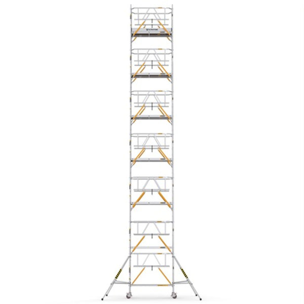 USN1205_SG_(180) UltraTUBE_SN_SG_(180) - PROFESSIONAL ALUMINIUM SCAFFOLDINGS EN 1004  Platform H.    12.05 m.  14.05 m. Working Height  Aluminium Scaffolding