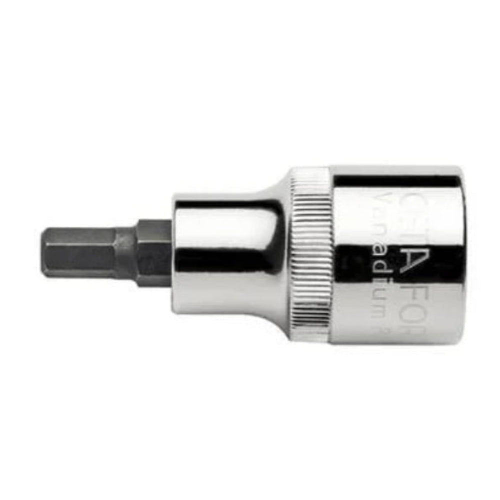 C18S-H09X  3/8  Drive Hexagon Socket Bit - 9 x 48 mm / Display Carded