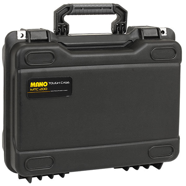 شنطة بلاستيك شديدة التحمل ضد الكسر ضد المياه نظام سامسونايت فارغة موديل 200 مقاس 403×330×165 مم ماركة مانو صناعة تركي