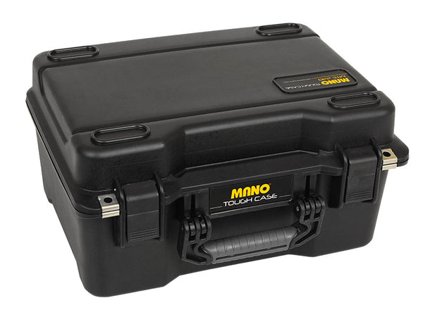 شنطة بلاستيك شديدة التحمل ضد الكسر ضد المياه نظام سامسونايت مزود باسفنج فوق ومقسمات بلاستيك متحرك موديل 230 مقاس 403×330×210 مم ماركة مانو صناعة تركي