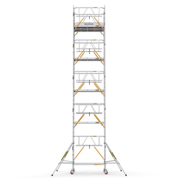 ULN895_SD_(180) UltraTUBE_LN_SD_(180) - PROFESSIONAL ALUMINIUM SCAFFOLDINGS EN 1004 Platform H.   8.95 m.  10.95 m. Working Height  Aluminium Scaffolding