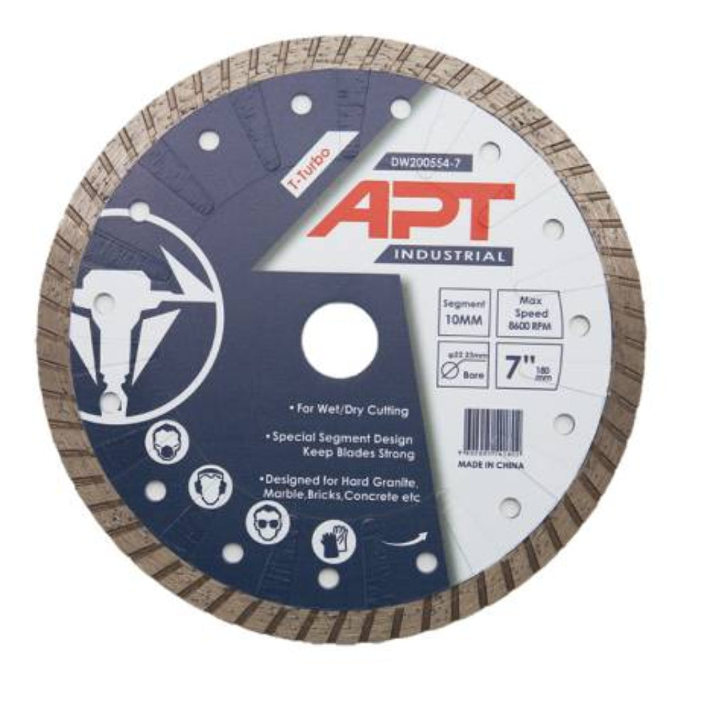 DW200554-7                IND  صنية  ألماظ  رخام  /  جرانيت    جاف  تى  تربو  180  مم