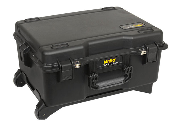 شنطة بلاستيك ترولي شديدة التحمل ضد الكسر ضد المياه نظام سامسونايت مزود باسفنج فوق ومقسمات بلاستيك متحرك موديل 460 مقاس 530×400×285 مم ماركة مانو صناعة تركي