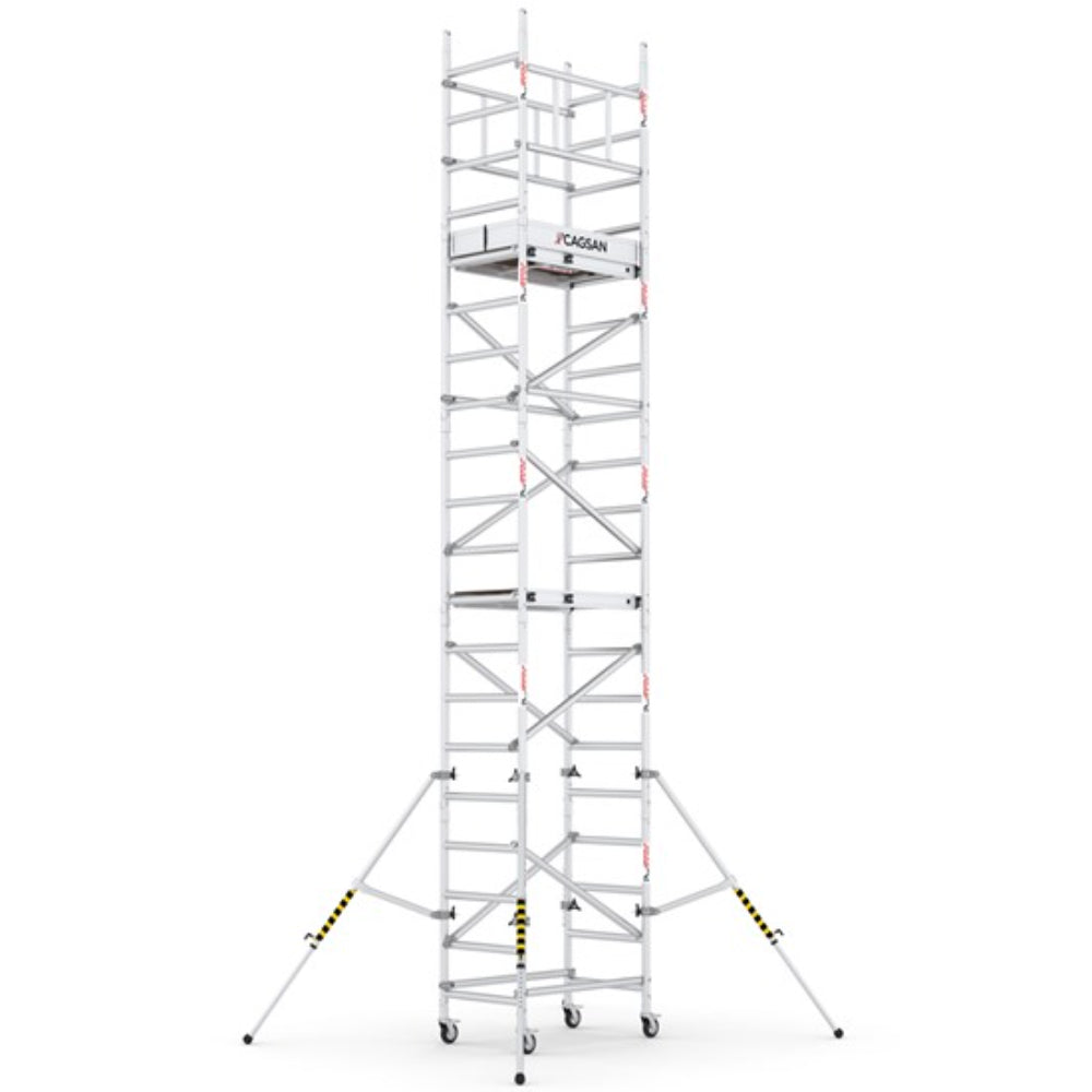 ProTUBE_ST480M_(100) PROTUBE_STM_(100) - PROFESSIONAL ALUMINIUM SCAFFOLDINGS EN 1004 Platform H.  6.5 m. 8.5 m. Working Height  Aluminium Scaffolding