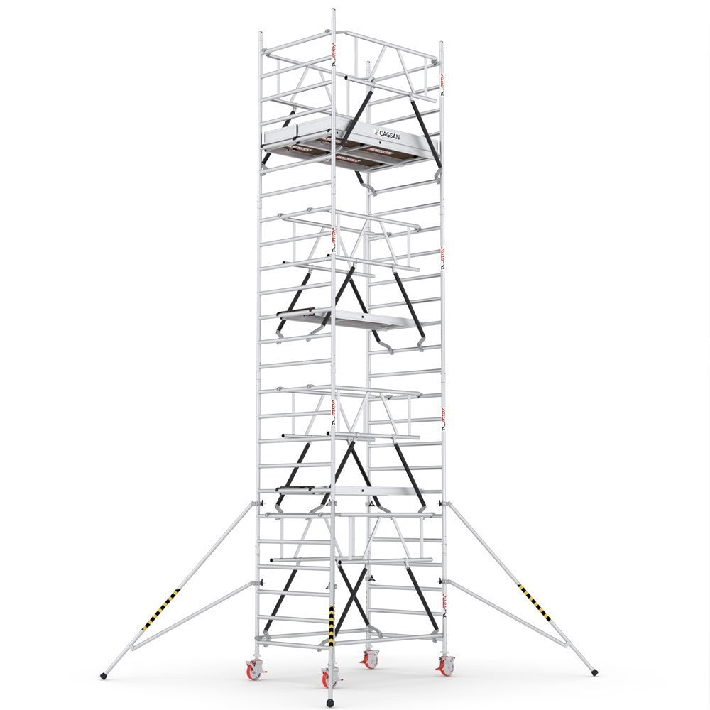 ProTUBE_LN_(180) - PROFESSIONAL ALUMINIUM SCAFFOLDINGS EN 1004   Platform H.  6.5 m.  8.5 m. Working Height  Aluminium Scaffolding