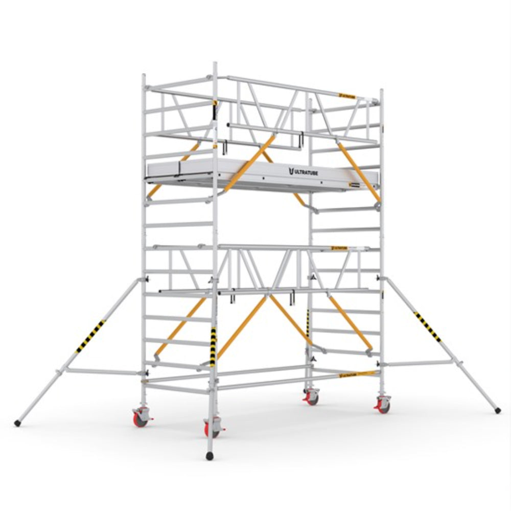ULN310_SD_(300) UltraTUBE_LN_SD_(300) - PROFESSIONAL ALUMINIUM SCAFFOLDINGS EN 1004  Platform H.  3.10 m.  5.10 m. Working Height  Aluminium Scaffolding