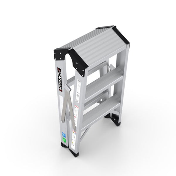 JR3 JURA DOUBLE SIDE ALUMINIUM LADDERS  STEP  3  JURA Double Side Aluminium Ladders