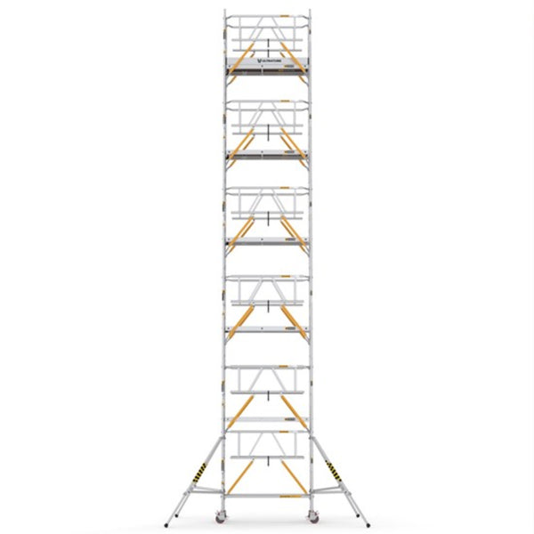 USN1000_SG_(180) UltraTUBE_SN_SG_(180) - PROFESSIONAL ALUMINIUM SCAFFOLDINGS EN 1004  Platform H.   10.00 m.  12.00 m. Working Height   Aluminium Scaffolding