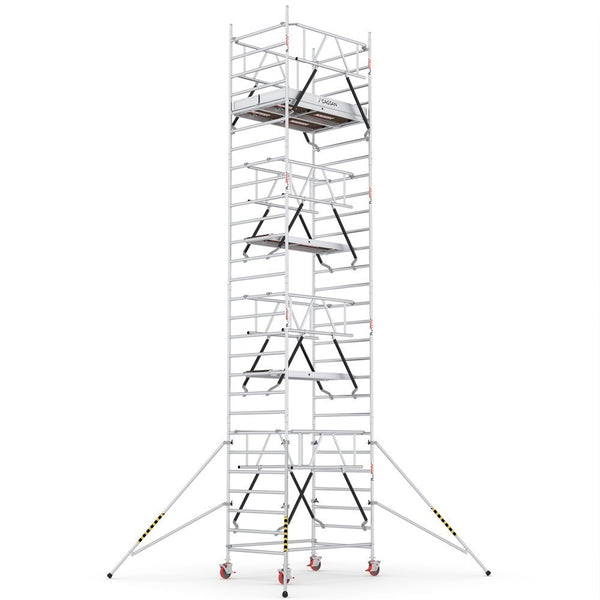 ProTUBE_LN_(180) - PROFESSIONAL ALUMINIUM SCAFFOLDINGS EN 1004 Platform H.  7.4 m.  9.4 m. Working Height  Aluminium Scaffolding