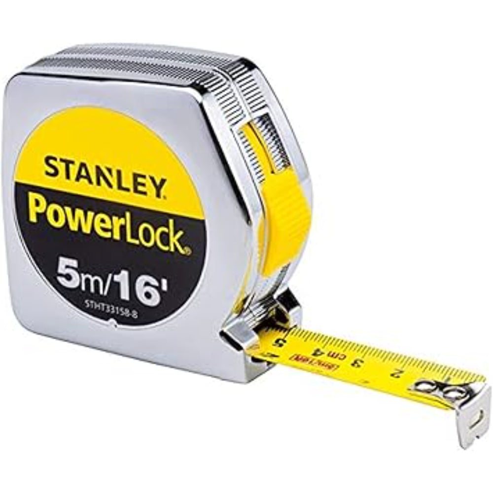 500030331588  Power lock STHT33158-8  متر قياس نيكل 5 متر - 16"  -19 مم