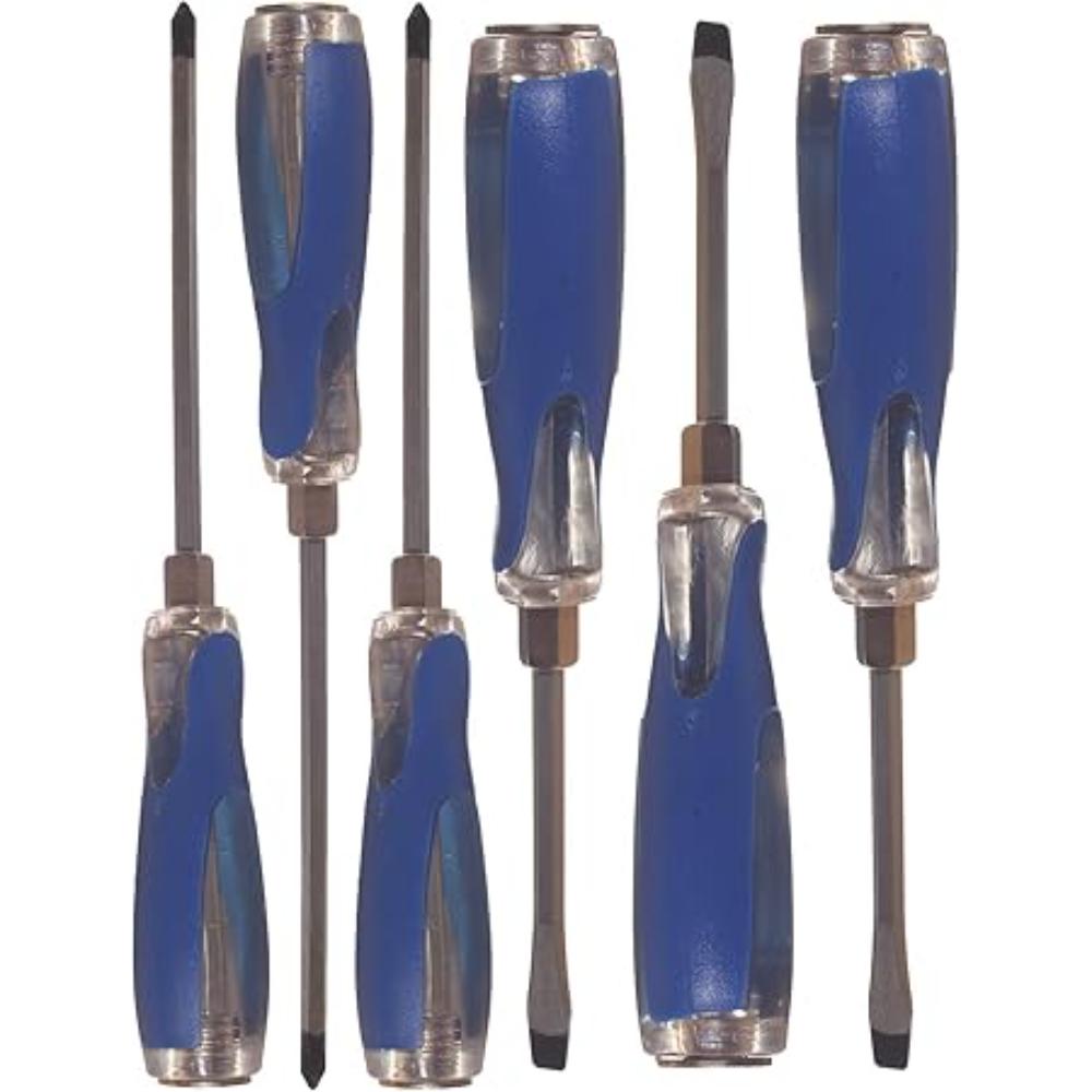 60783 طقم مفكات عاده وصليبه 6 قطع