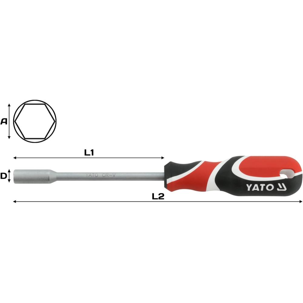 مفك لقم مقاس 100 مم YT-1545