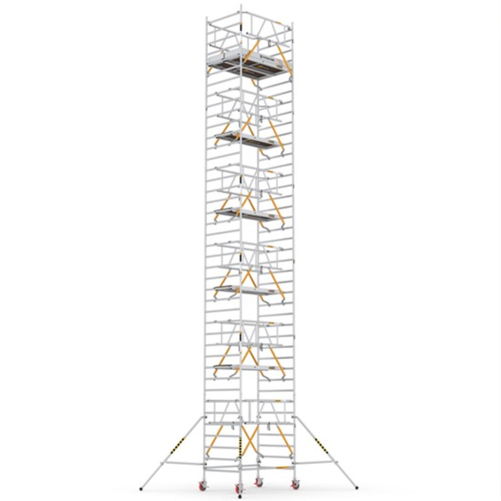 ULN1090_SD_(180) UltraTUBE_LN_SD_(180) - PROFESSIONAL ALUMINIUM SCAFFOLDINGS EN 1004 Platform H.   10.90 m.  12.90 m. Working Height   Aluminium Scaffolding