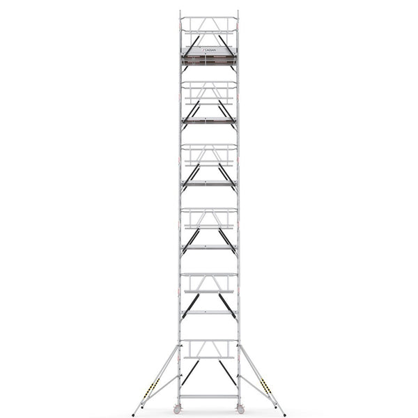 ProTUBE_LN_(180) - PROFESSIONAL ALUMINIUM SCAFFOLDINGS EN 1004 Platform H.  11.6 m.  13.6 m. Working Height  Aluminium Scaffolding