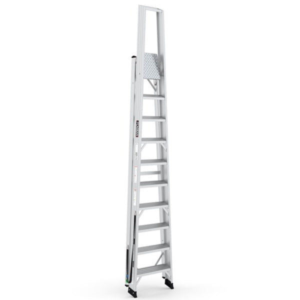 REG9 ALESTA PROFESSIONAL ALUMINIUM STEPLADDERS  STEP   9+1  Alesta Professional Aluminium Stepladder