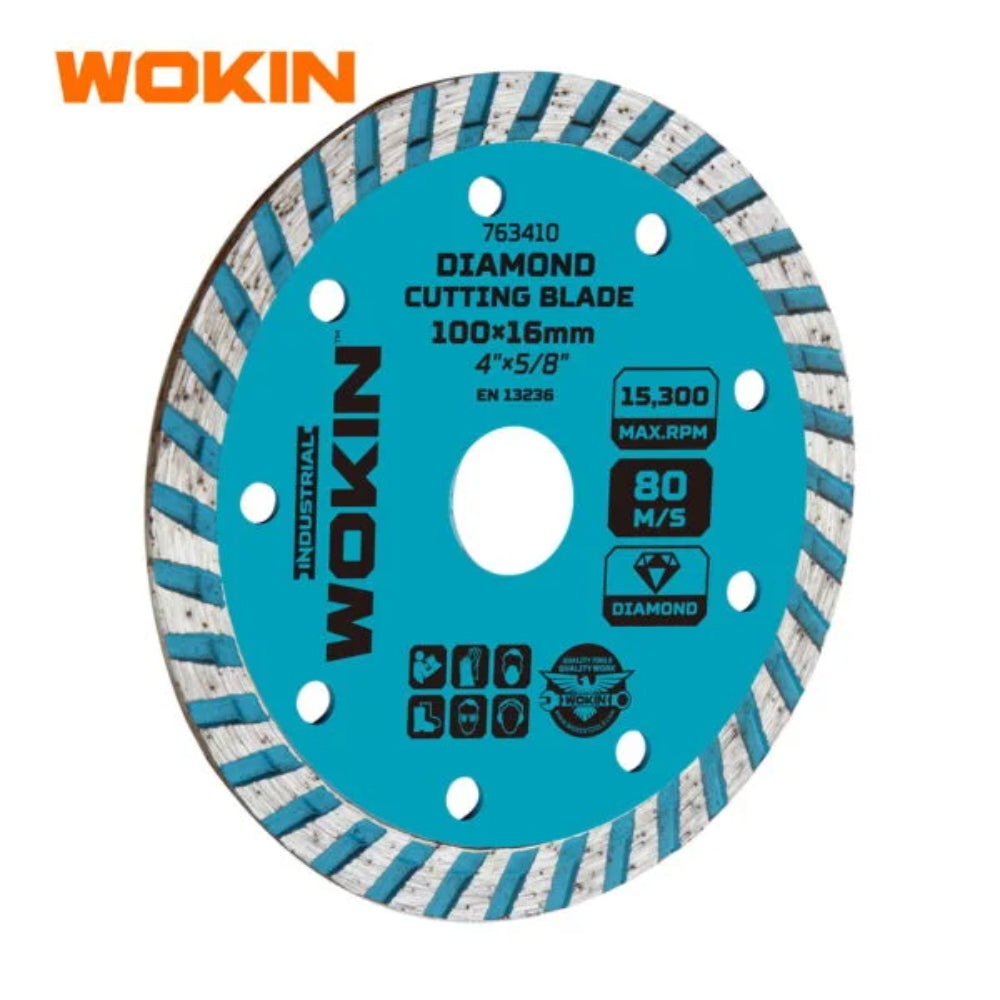 125(5)X22.2mm(7/8)Blade width 10mm MAX.RPM  12.250Packing  double blister 763412-WOKIN