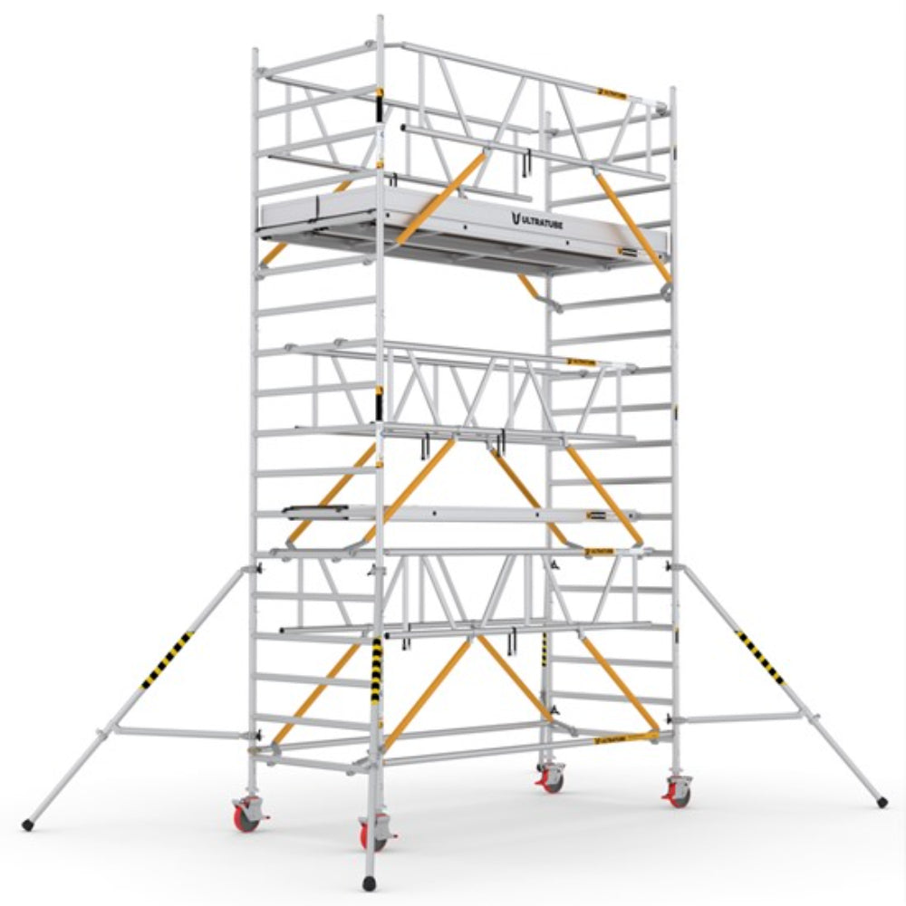 ULN420_SD_(300) UltraTUBE_LN_SD_(300) - PROFESSIONAL ALUMINIUM SCAFFOLDINGS EN 1004  Platform H.   4.20 m.  6.20 m. Working Height   Aluminium Scaffolding