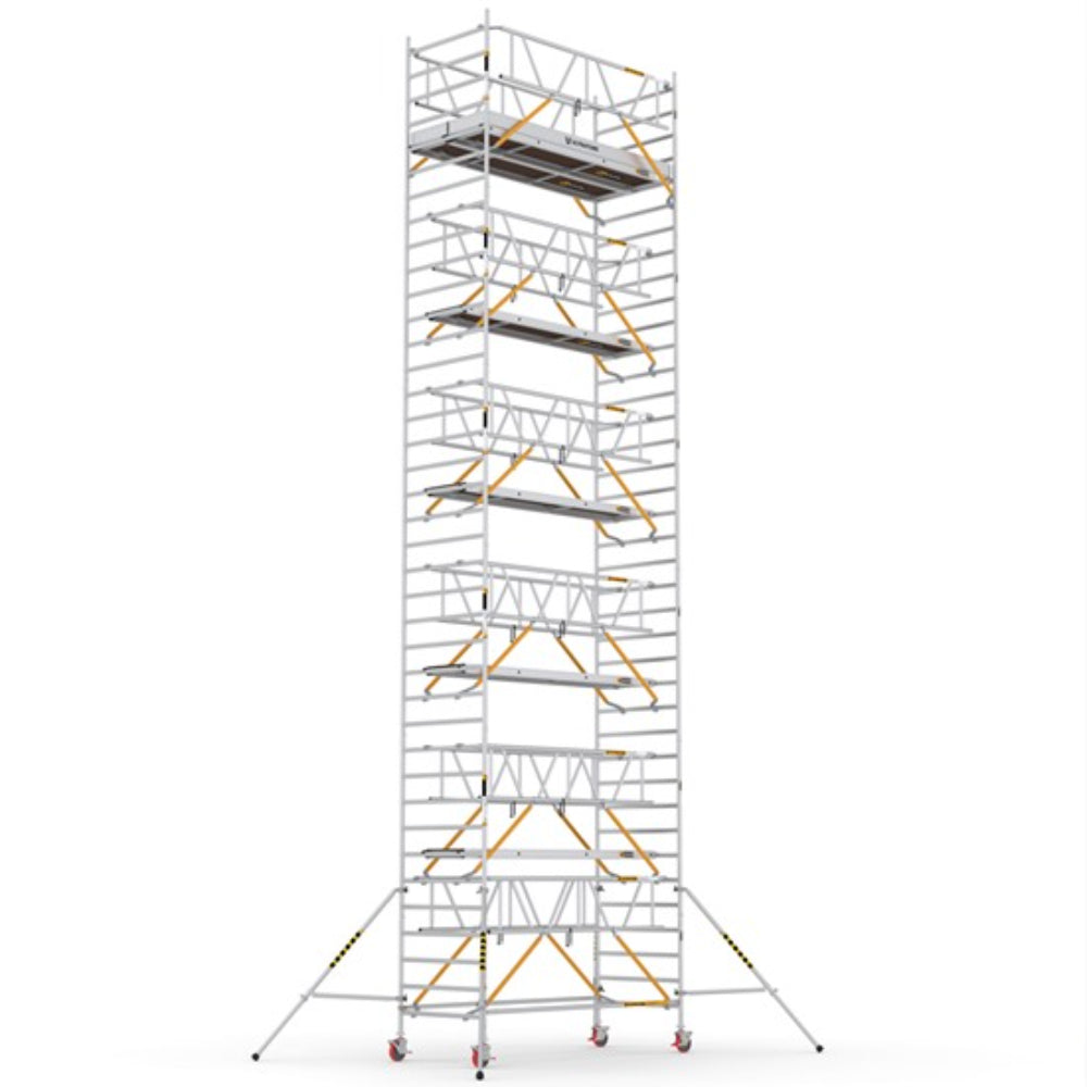 ULN1000_SD_(300) UltraTUBE_LN_SD_(300) - PROFESSIONAL ALUMINIUM SCAFFOLDINGS EN 1004  Platform H.   10.00 m.  12.00 m. Working Height   Aluminium Scaffolding