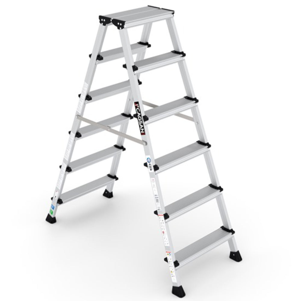 OL6 6 Step Olympos Double Side Stepladder