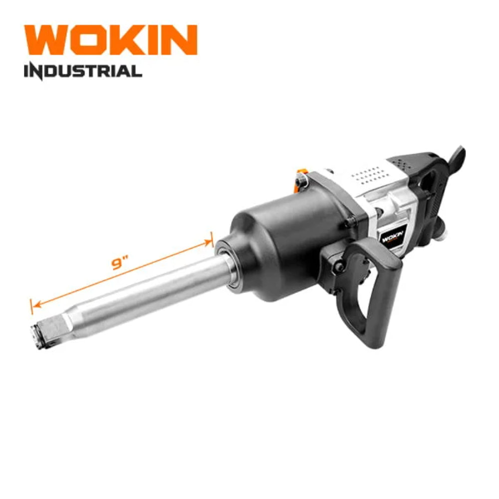 805501 LONG NOSE AIR IMPACT WRENCH Square drive  1 Operating air pressure  6.2BAR  90PSI  Average air consumption  380L/min 805501-WOKIN