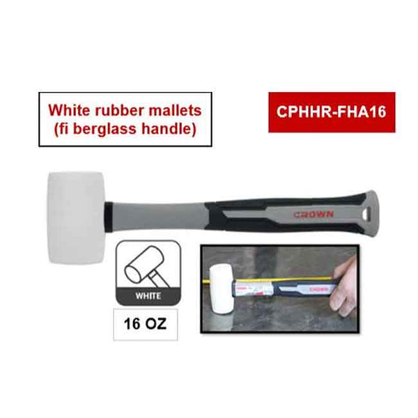 CPHHR-FHA16    دقماق    كاوتش    أبيض    يد    فايبر    16    واقيه