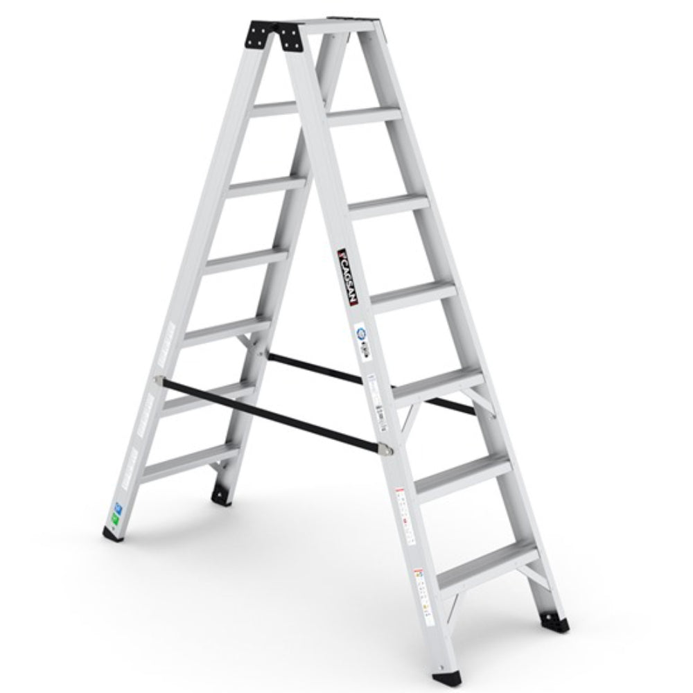 EVR-PRO7 EVEREST PRO DOUBLE SIDE ALUMINIUM LADDERS STEP   7   Double Side Aluminium Ladders